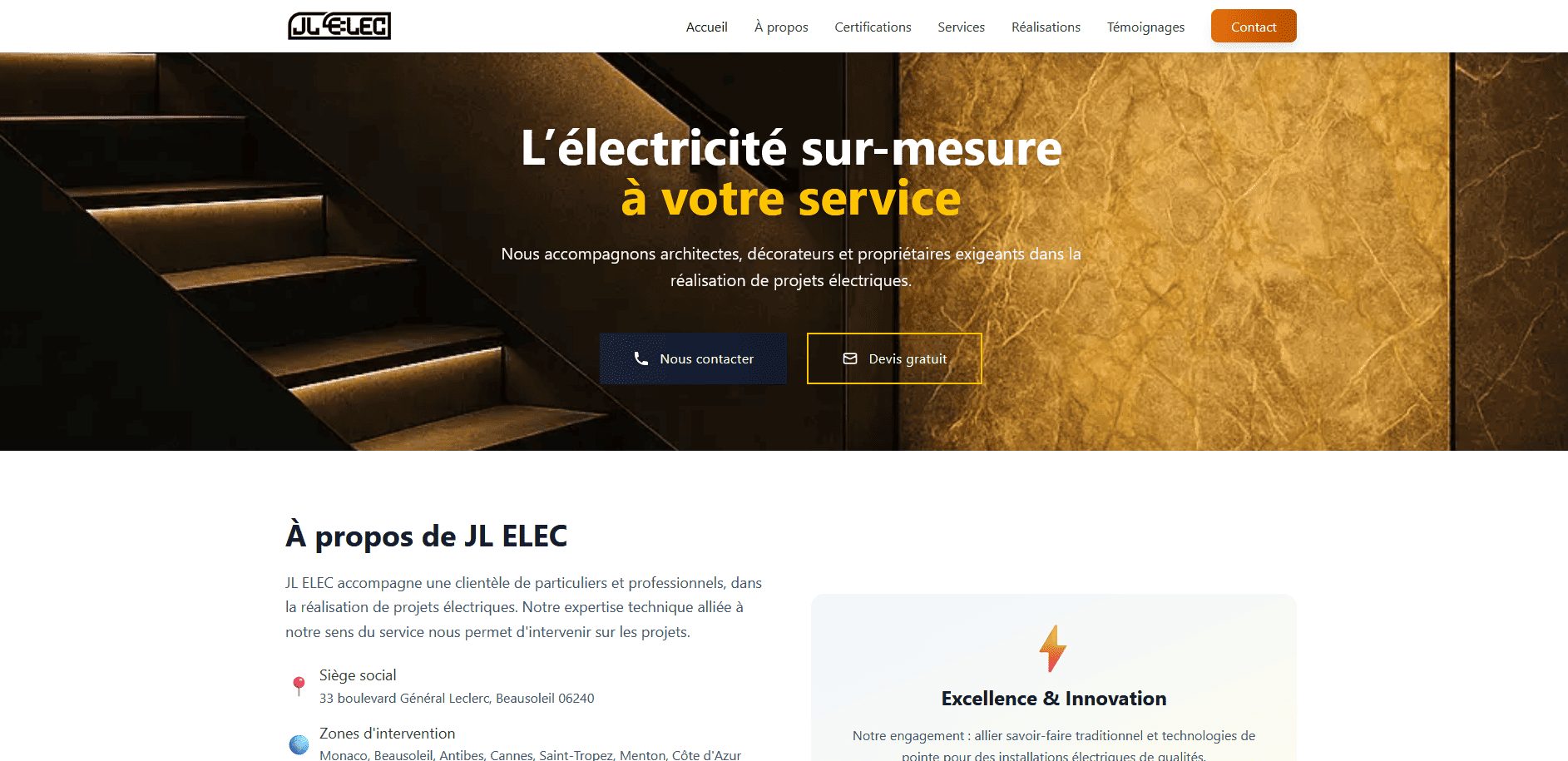Aperçu d'une réalisation CN Agency